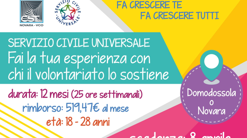 CST, selezioni per il progetto di Servizio Civile Universale 